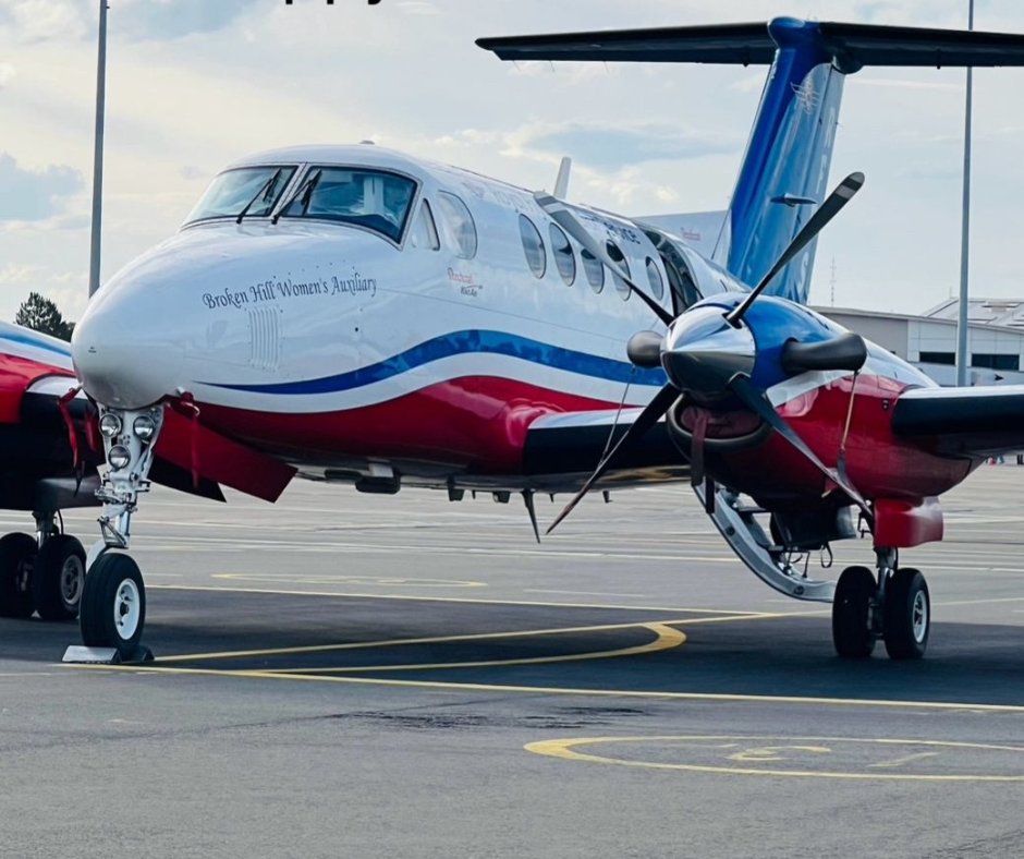 📸RFDS Pilot Dave Stanley took this photo of our aircraft at Newcastle airport recently. Thanks Dave for the great shot!✈️ #rfds #flyingdoctor #royalflyingdoc