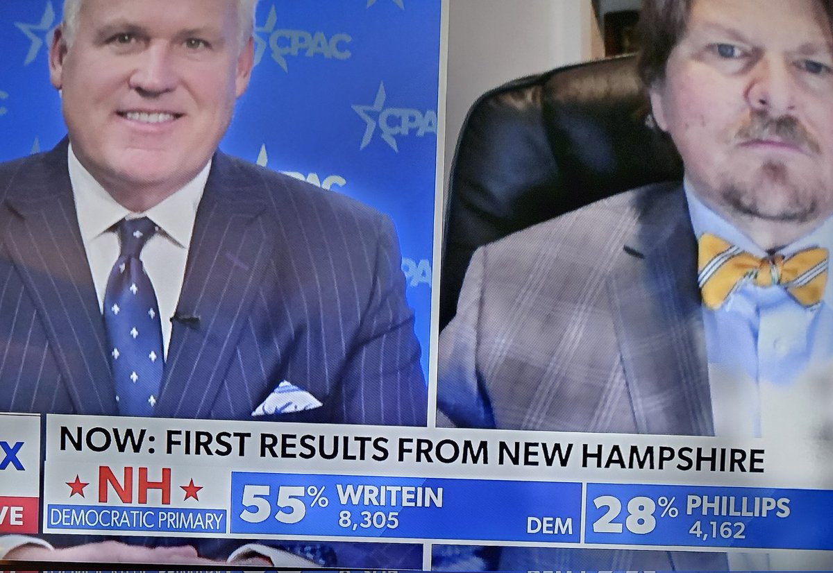 arsneddon's tweet image. #writein is winning the #democrat nomination in #NewHampshirePrimary ?
#PutThatInYourPipe
What the hell?