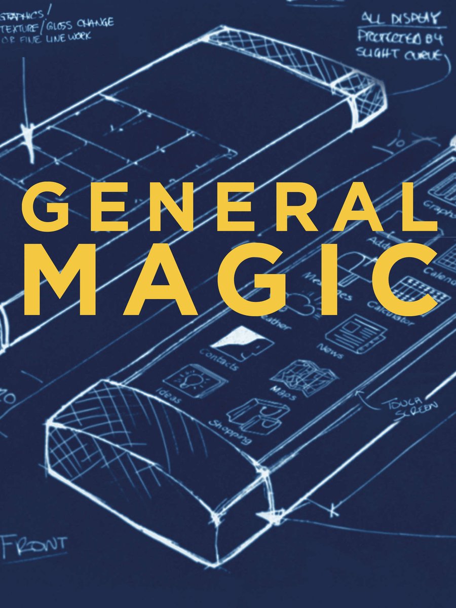 austnryder's tweet photo. @garrytan I recommend watching General Magic. Gives perspective on the long technology development that led to iPhone. @generalmagicmov https://t.co/TR9t8SIfBO