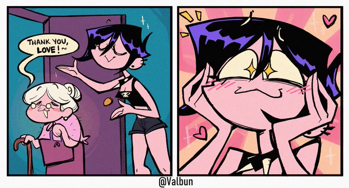 being called love by sweet old lady is my weakness
