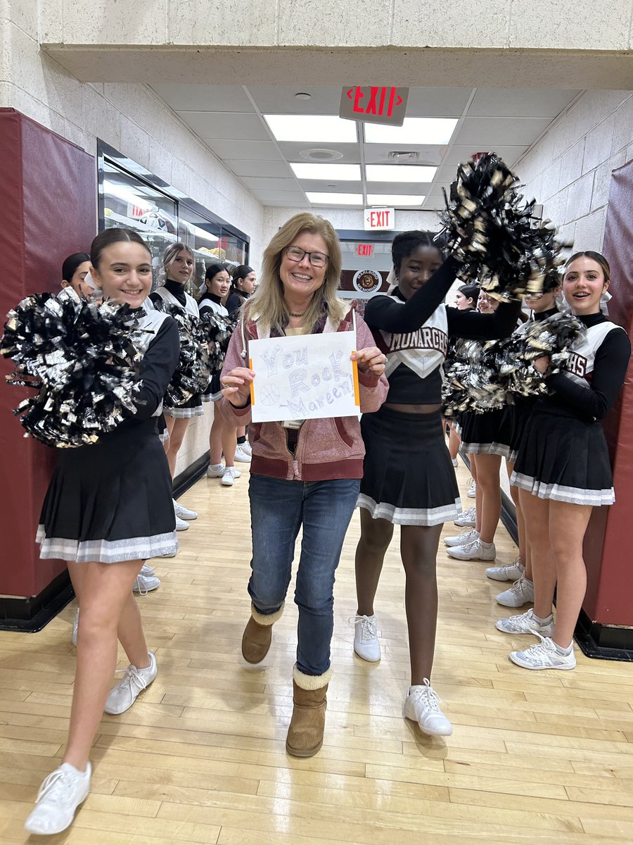 Today was <a href="/MarlboroMem/">Marlboro Memorial MS</a> 3rd annual "Jersey Off Our Back" Night. 8th graders honored IMPACTFUL teachers by giving them their jersey to wear during the day. The girls capped off the day with a win, clinching a playoff spot <a href="/MMMS_Athletics/">Marlboro Memorial Athletics</a>  <a href="/MTPSNJ/">Marlboro Twp Schools</a>