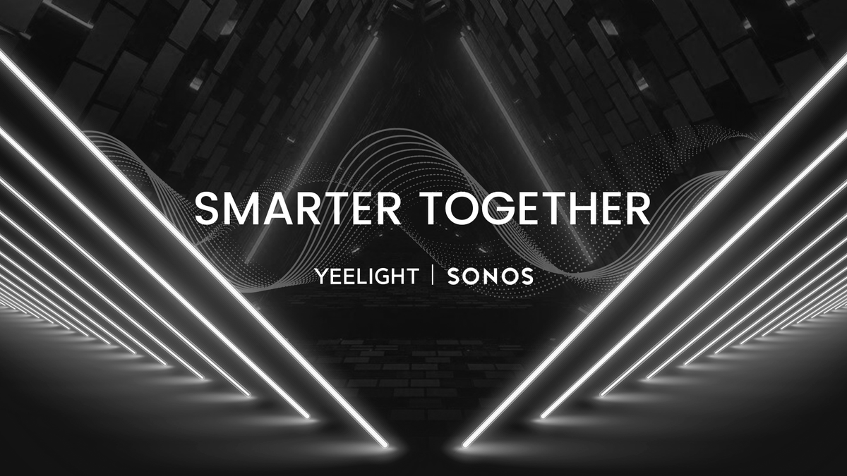 Yeelight_Pro's tweet photo. Exciting news! 🌟 Yeelight Pro is now officially integrated with Sonos speakers and proudly certified by Sonos headquarters as 'Works with SONOS'! Illuminate your space with Yeelight Pro and let's harmonize the rhythm of smart living with Sonos! 🔊 #yeelightpro #WorkswithSONOS https://t.co/mikImW9eRT
