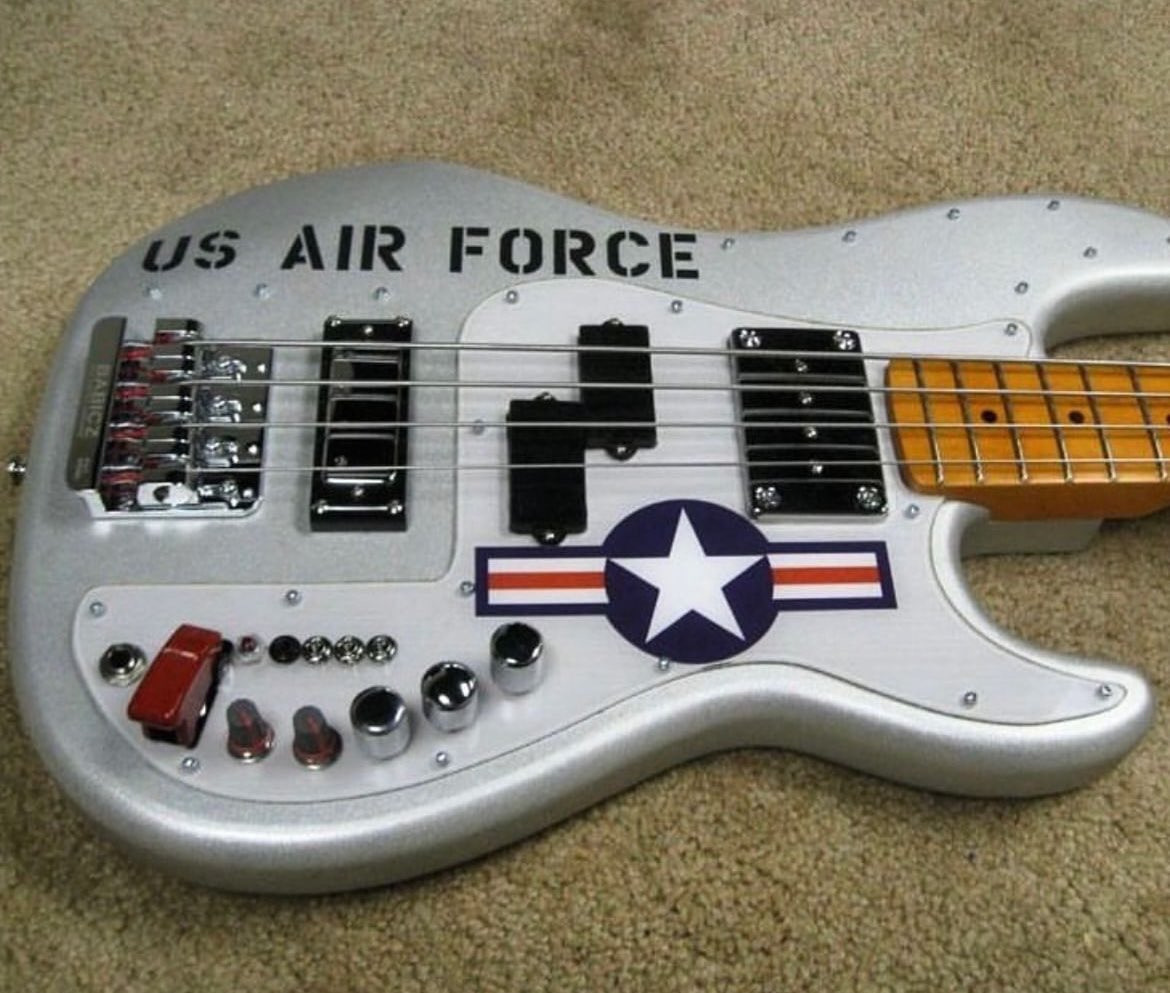 A Top Gun inspired Doner Designs Air Force Bass