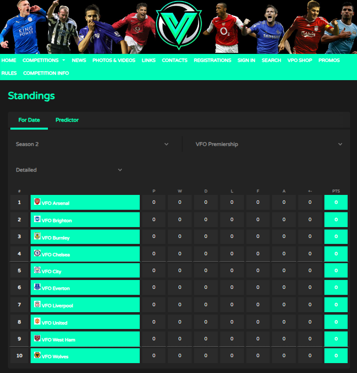 vpogaming's tweet photo. Premier League, Championship and League One for VFO is now live and starts Sunday 4th February, League Two will also be ready once the teams has been filled. Who will win their respected divisions, who will go up and down? Join discord to manage or play in the bio! https://t.co/COnPDCVNGK