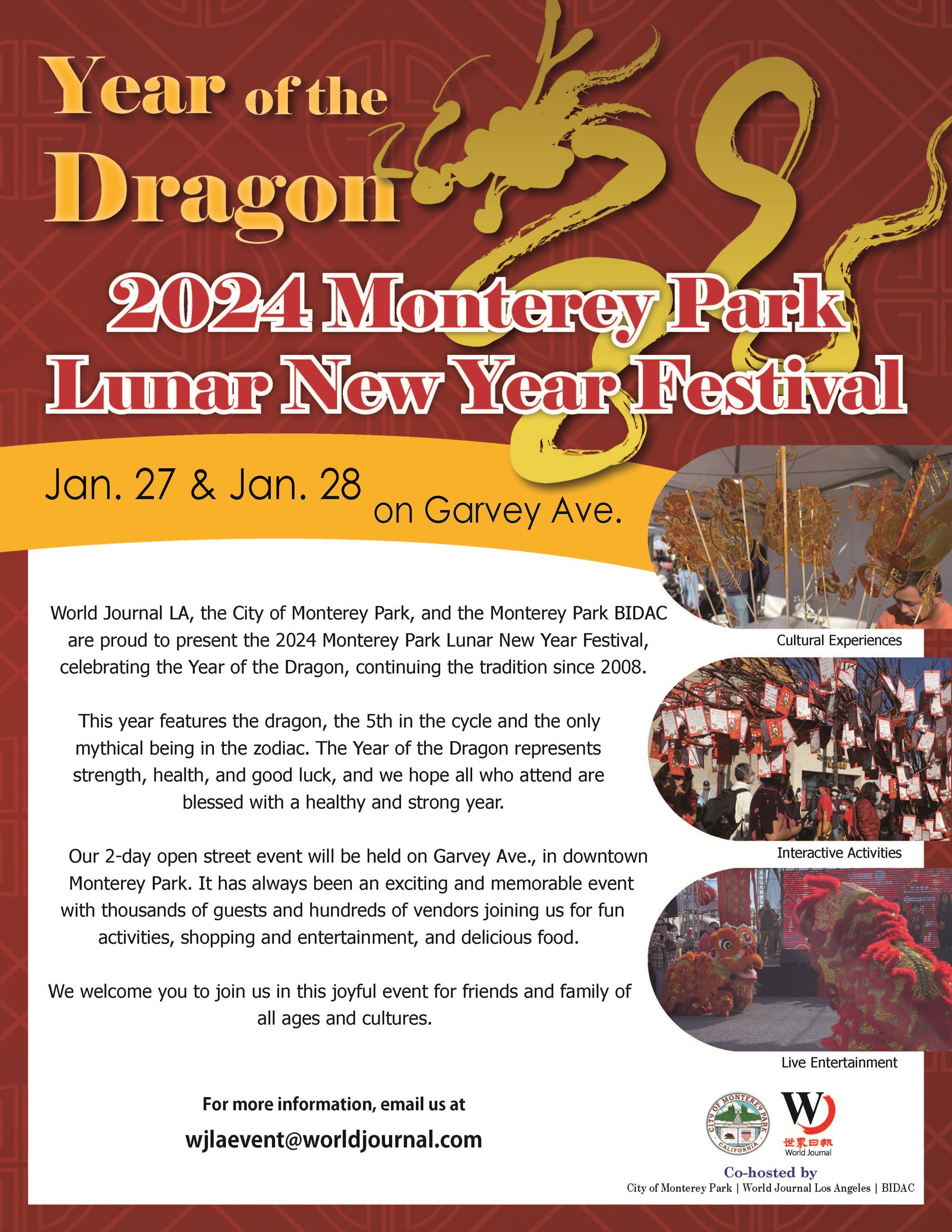 Monterey Park Lunar New Year Festival 2025 Video Game