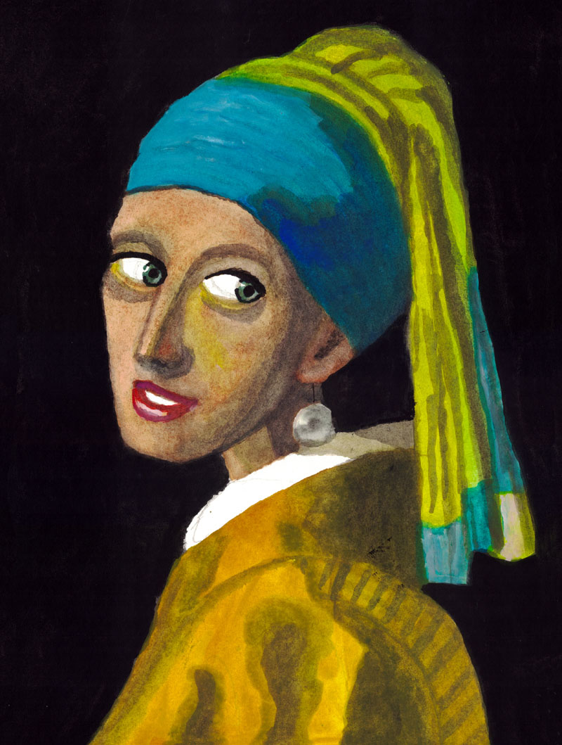 #Vermeer #inkdrawing #gouache #artist #artista #caricature #ilustracion #illustration #desenho #drawing #dessin #dibujo #Caricatura #portrait #retrato #pascalkirchmair #artwork #arte #ilustracao #Karikatur #Zeichnung #art #Porträt #Illustratie #Kunst #JohannesVermeer #芸術同盟