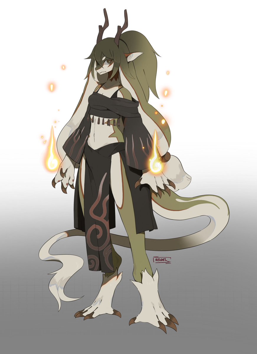 「Dragonborn Sorcerer 」|☀️keldel☀️のイラスト