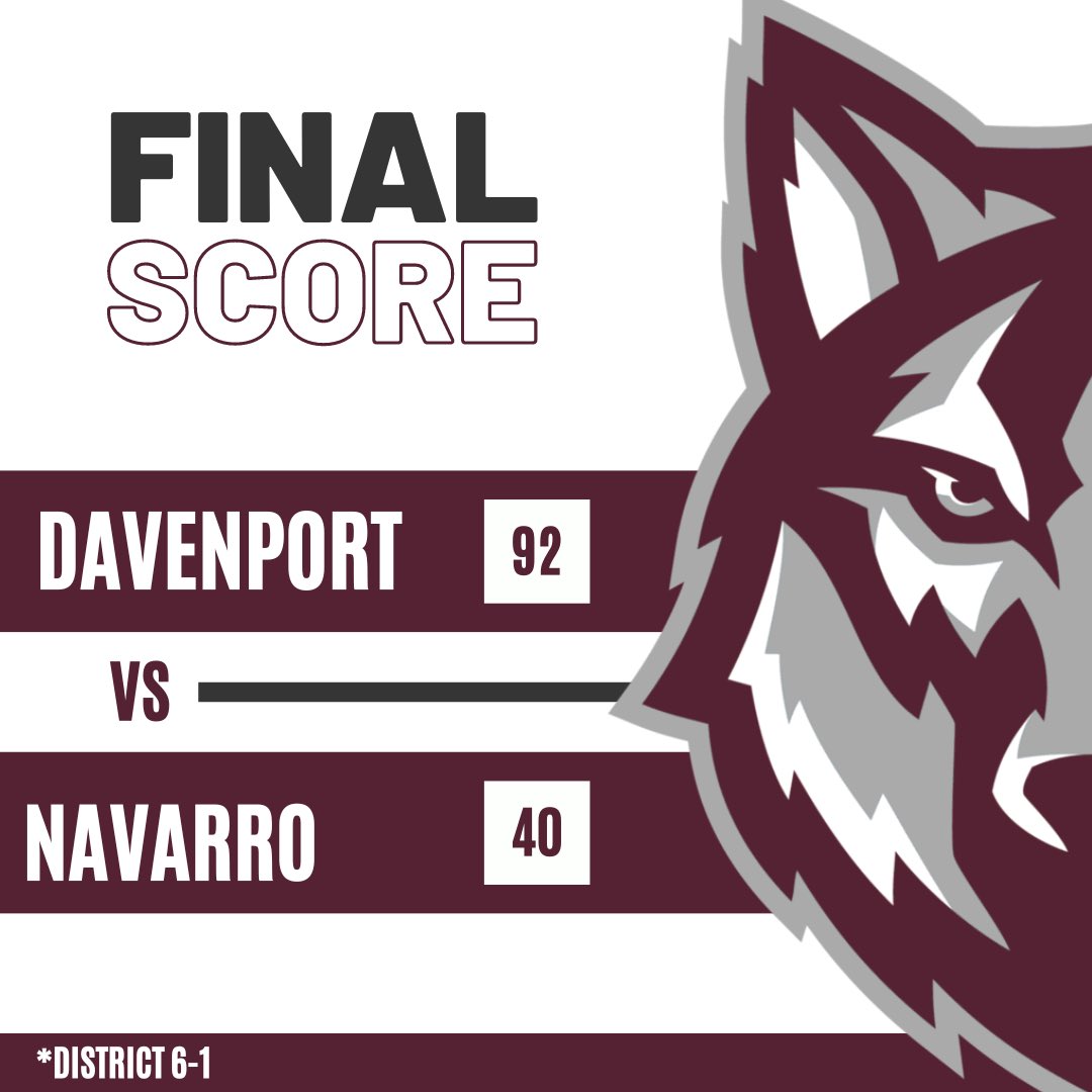 Program sweep tonight!! Varsity moves to 6-1 in district and both JV and 9th remain undefeated!