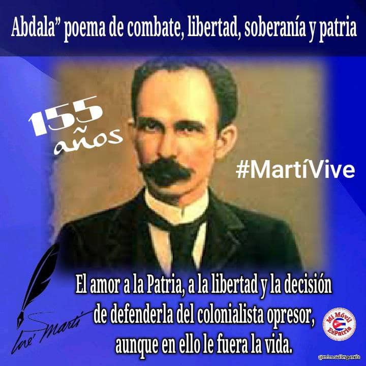 yamelverdecia's tweet photo. Con tan solo 15 años, cuando escribió su poema "Abdala", #JoséMartí expresó un profundo sentido de lealtad y amor a la Patria, y la disposición de defenderla hasta las últimas consecuencias.
#MartíVive https://t.co/Vyzts9AjdI
