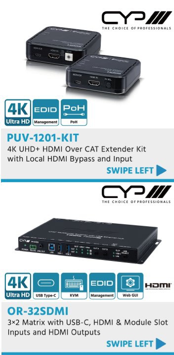Our OR-32SDMI USB-C matrix is a revolutionary device that allows users to customize the unit configuration by easily swapping SDM Modules for different scenarios. The SDM-WPS-HP unlocks the unparalleled potential.

Learn more: reurl.cc/OGMAEr

#avtweeps #newproductalert