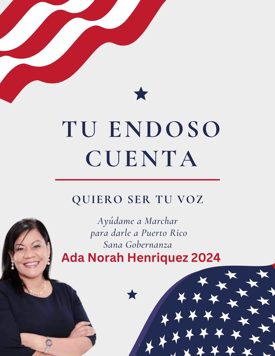 Estaremos en el Marcado Familiar recibiendo endosos:

*Miércoles 24/enero en la Plaza Palmer, Caguas

*Jueves 25/enero en el Estadio Municipal Evaristo “Varo” Roldán, en Gurabo
