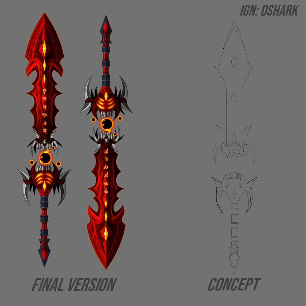 DShark_AQW's tweet photo. My entry for the #Dage X #Nulgath Weapon Contest! https://t.co/ZJKUhwjDpY