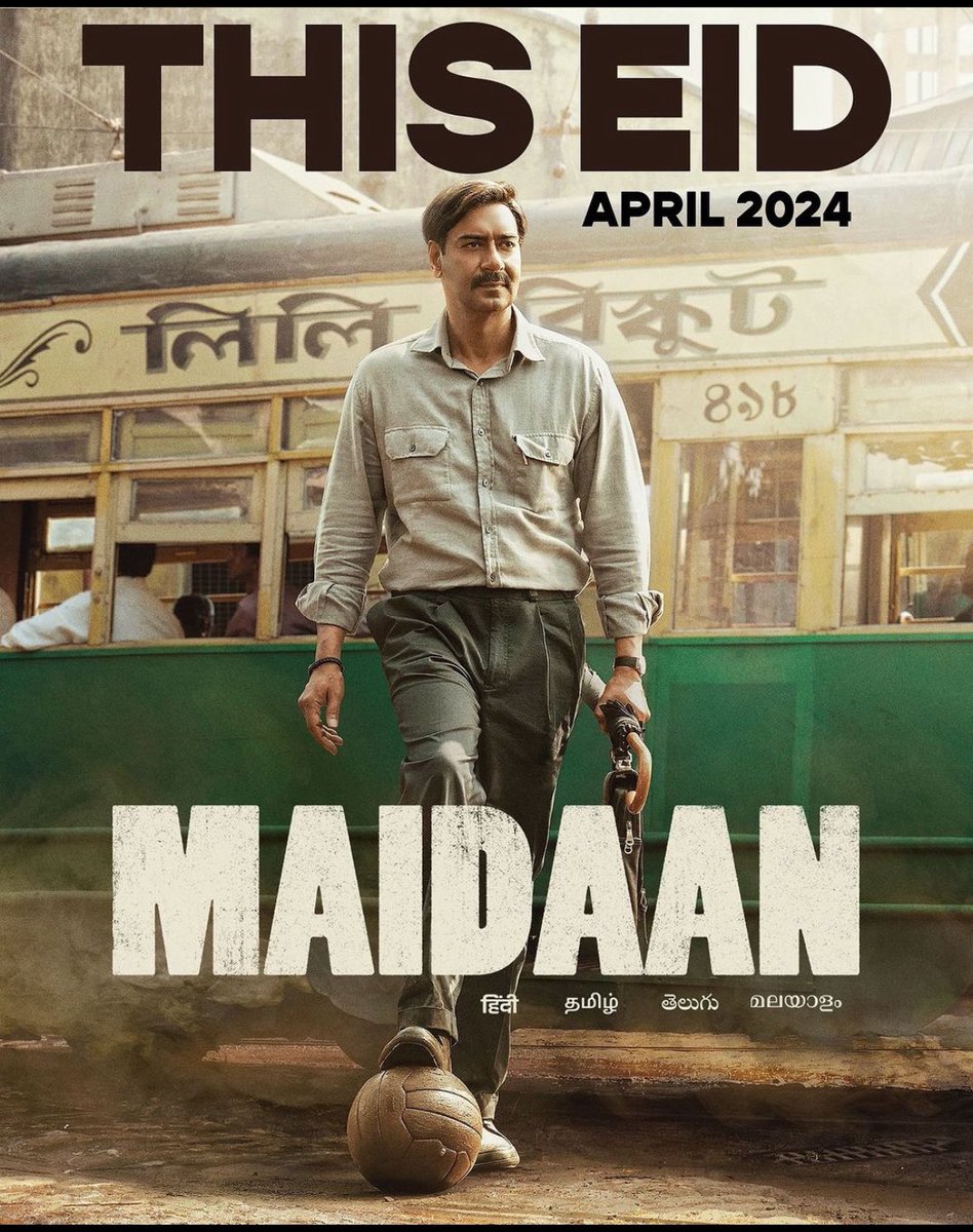 IsmailDesh1107's tweet photo. The much-awaited game is about to flag off worldwide. Mark your calendars as #Maidaan takes over fields this Eid, April 2024, promising an inspiring tale that will leave you cheering & celebrating with pride
#MaidaanThisEid
@pillumani @gajrajrao @BoneyKapoor @iamitrsharma @arrahman @freshlimefilms @saregama_official @zeestudiosofficial @bayviewprojectsllp @joysengupta04 @Akashaagaya