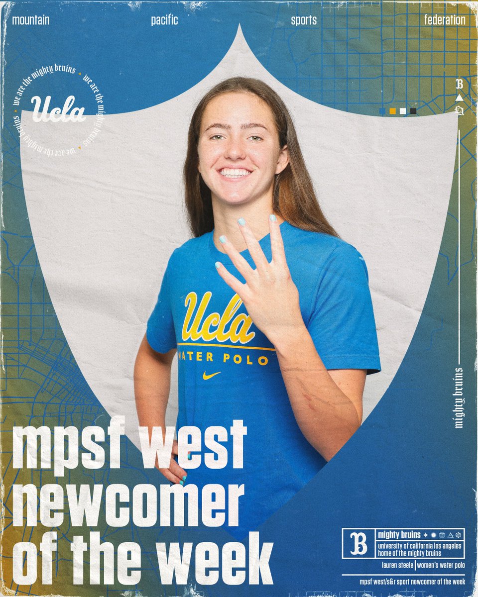 RELEASE ⤵️ Lauren Steele Named MPSF West/S&R Sport Newcomer of the Week uclabruins.com/news/2024/1/23… #GoBruins 🐻