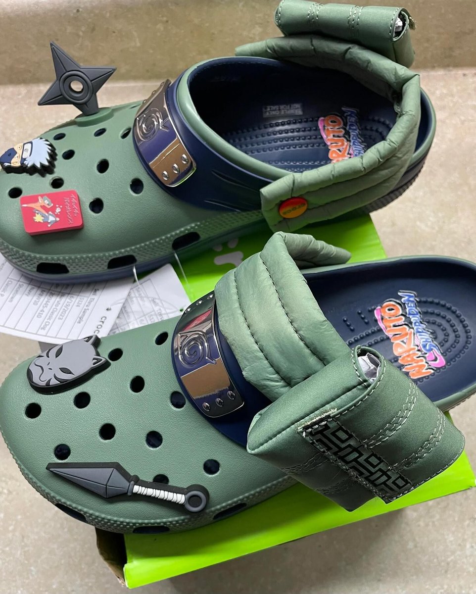 pop_holmes's tweet photo. Naruto X Crocs collab coming 
The Orange ones areeee amazing!

#Naruto #NarutoHokage #NarutoCrocs #crocsnation #crocsoriginal #crocscharms #NarutoShippuden https://t.co/KC7P4Y8Js5