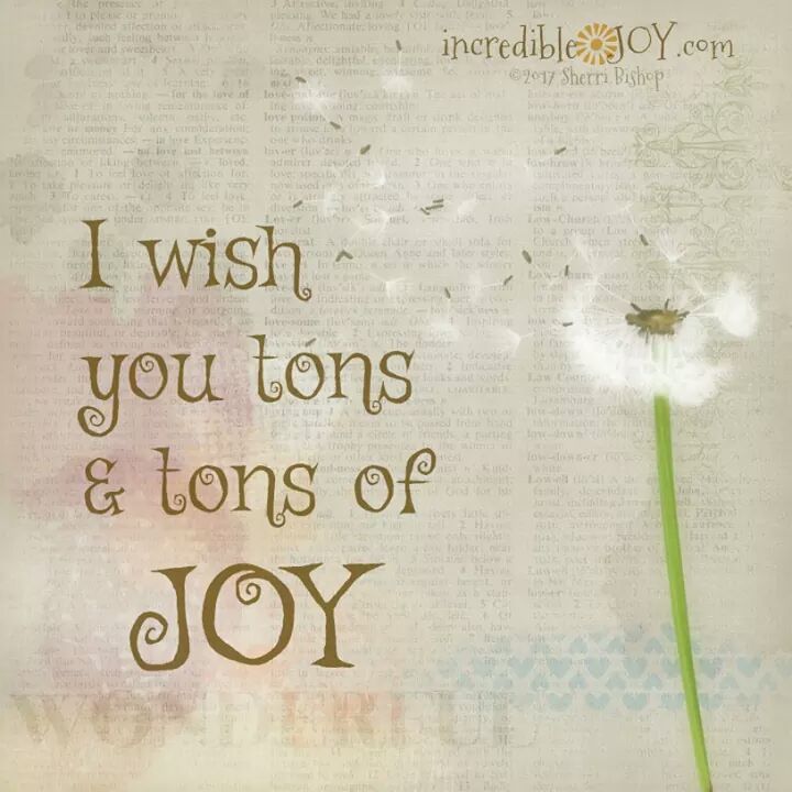 I wish you tons of #JOY! 

 #JoyTrain #Joy #Kindness #Mindset #kjoys00 #IDWP #Quote #IAM #spdc #Blessed #MentalHealth #Mindfulness #TuesdayMorning #TuesdayThoughts #TuesdayMotivation RT <a href="/CarmenMiryM/">💚CarmenMiriya🍀</a>