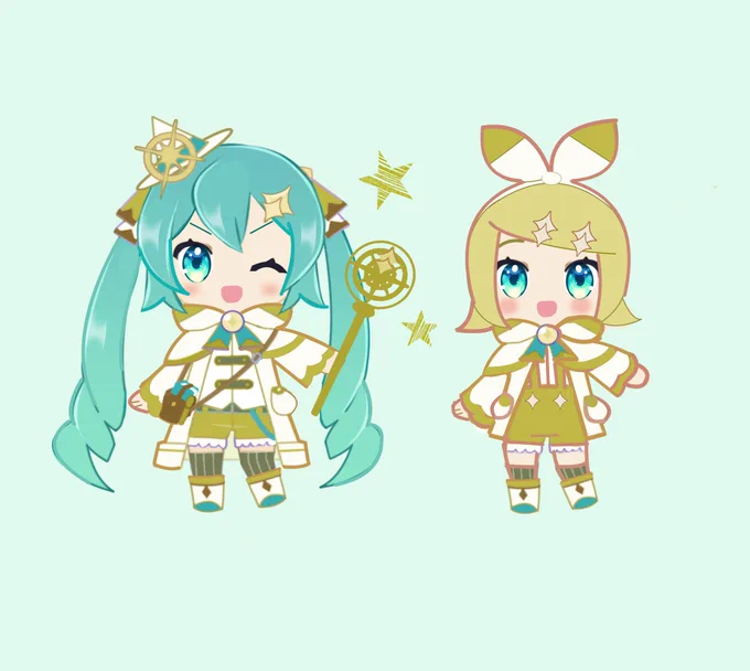 わたしのデザイン!魔法使いな冒険者#初音ミク #鏡音リン 