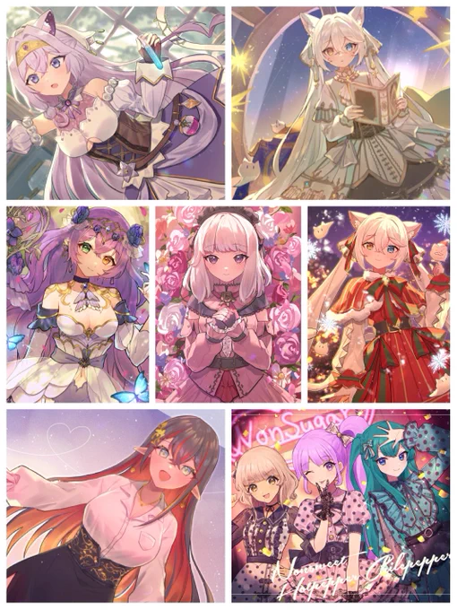 最近のskeb!ご依頼くださった方々ありがとうございました❣️どの子もかわいくて描くのめちゃくちゃ楽しかったです😙💓 現在もご依頼受付中ですのでご興味ありましたらよろしくお願いします〜