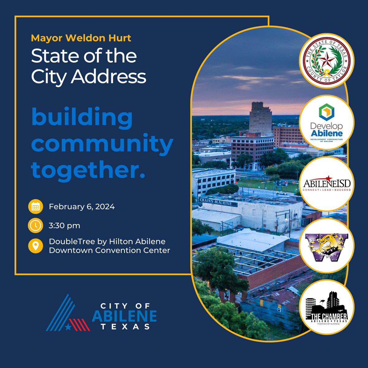 Mark your calendars! 📅 The State of the City Address is just around the corner! ⭐ More info: bit.ly/3tM67A9