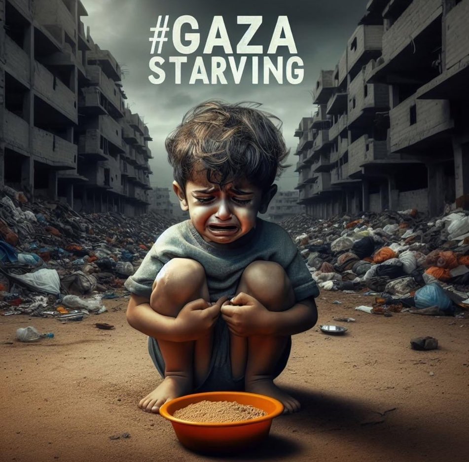 “Firavuna karşı olmak yetmez, Musa'nın da yanında olmak gerekir.” #GazaStarving