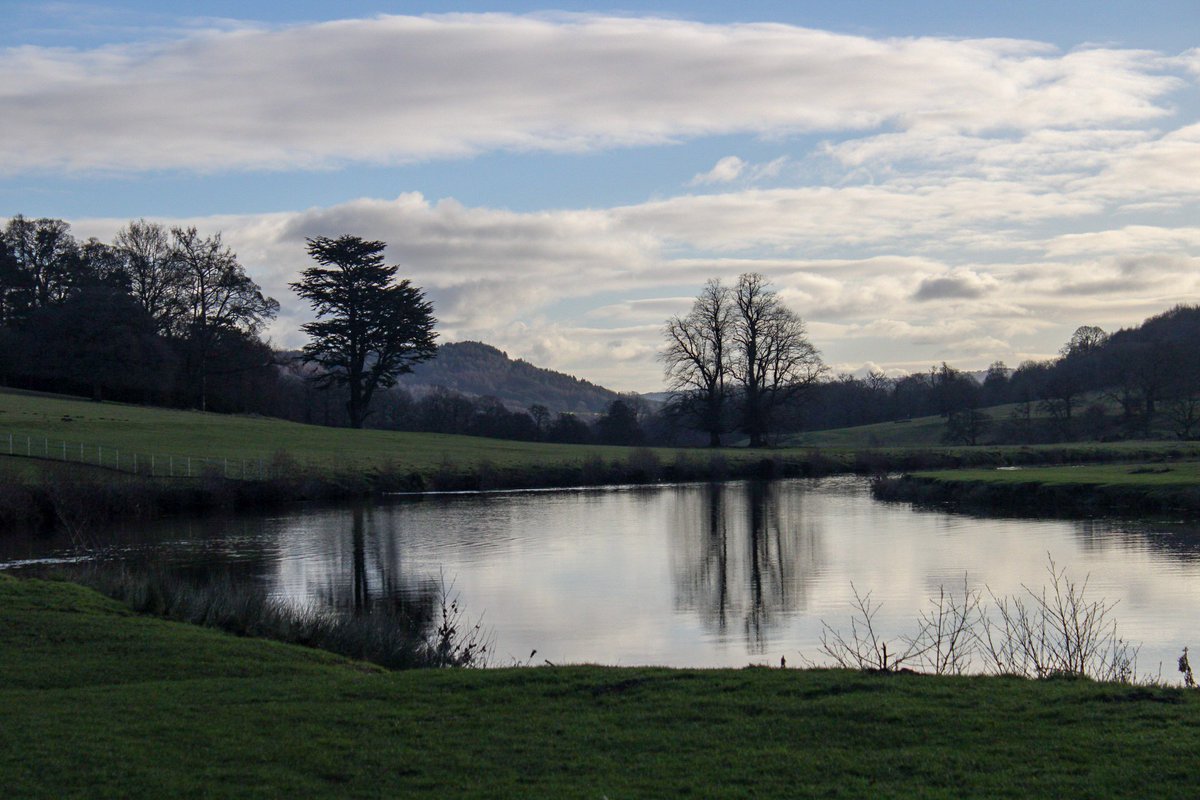 A view down the river Derwent at Chatsworth #Chatsworth #rivers #PeakDistrict