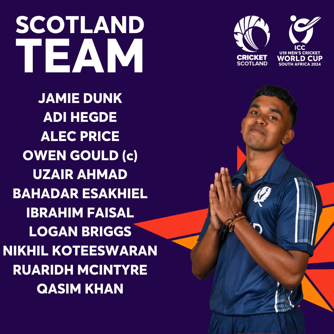 𝗧𝗢𝗦𝗦 &amp; 𝗧𝗘𝗔𝗠 𝗡𝗘𝗪𝗦:  

The West Indies have won the toss, and we will be batting first 👊

📺 Watch live on <a href="/SkySports/">Sky Sports</a> Mix! 

#FollowScotland | #U19WorldCup