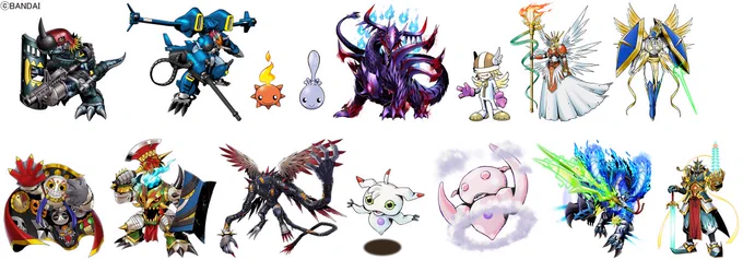 第94回デジ民投票 START 2023年は31体のデジモンが図鑑に追加されましたが、その中からあなた一番のお気に入りデジモンはどれ 後編の今回はハイコマンドラモンからタクトウモンまでの15体から選んで投票してね   #デジモン #digimon