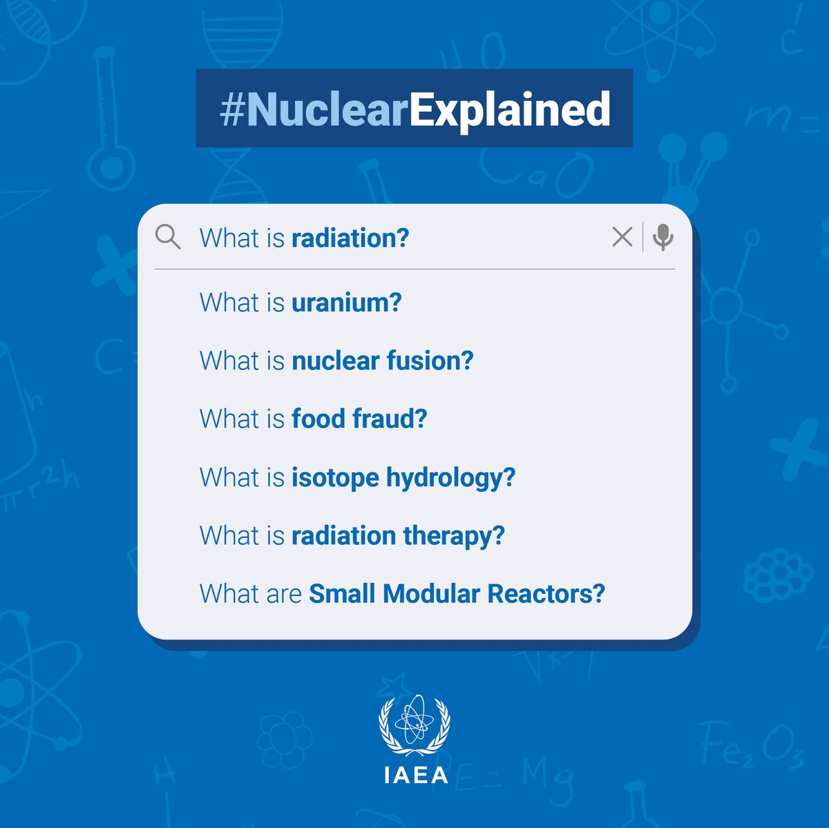 IAEA - International Atomic Energy Agency ⚛️ tweet media