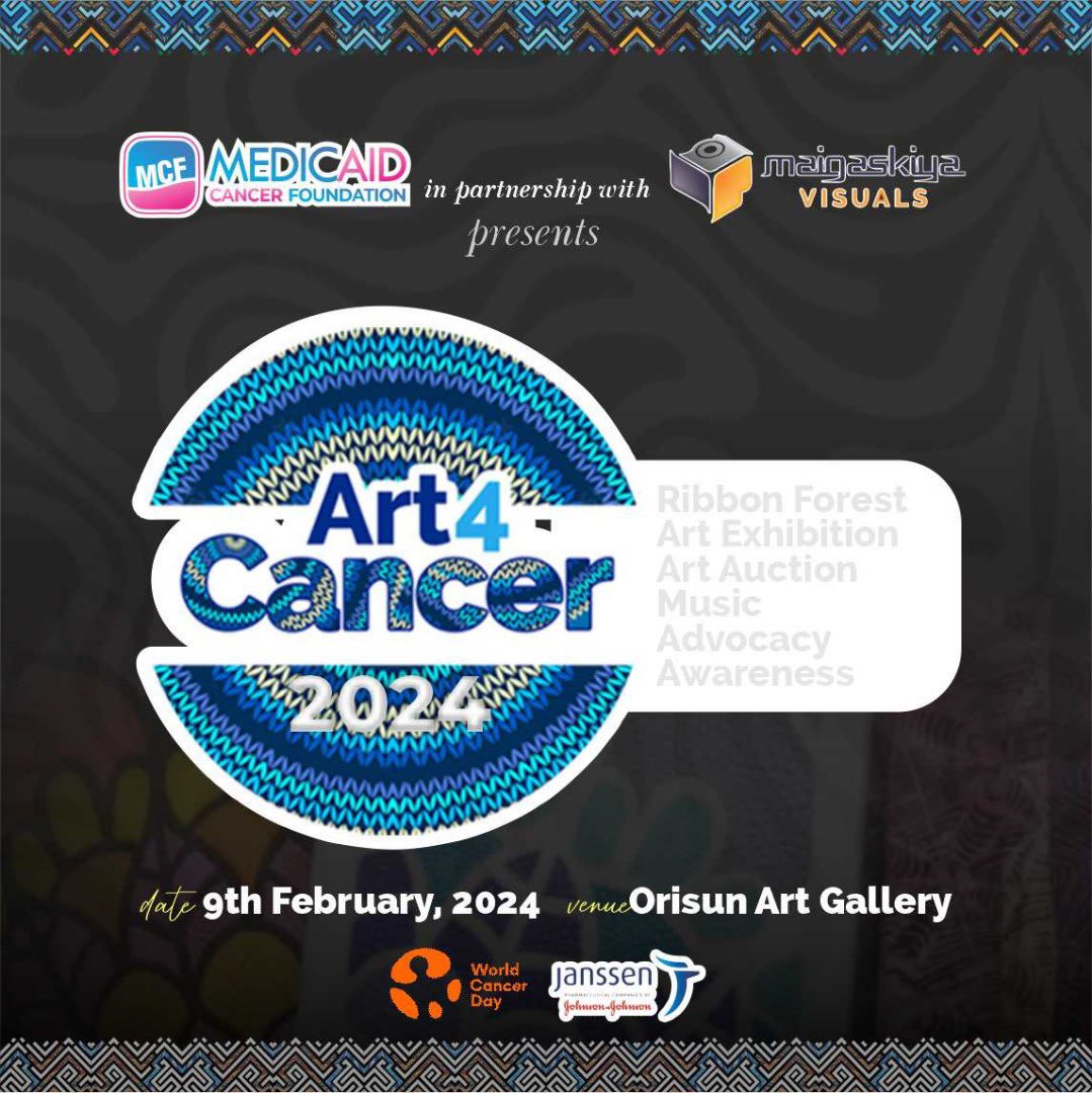 Along with our friends @JNJGlobalHealth, we are embarking on an artistic journey to mark #WorldCancerDay and  #closethecaregap, on Feb 9th. 
The show tagged “Brushing off Silence”- Highlighting the impact of ProstateCancer in Nigeria through #Art.

Beyond the artistic experience,