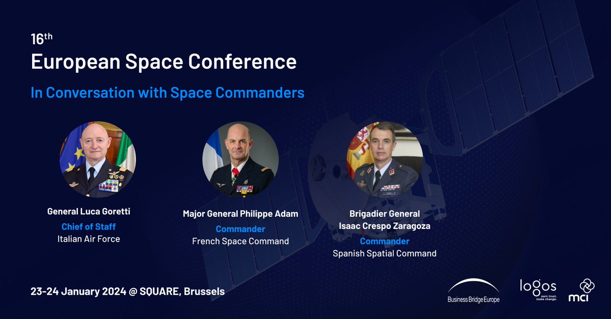 Honoured to moderate today such high level conversation on #space & #defence, at #EuropeanSpaceConf in Brussels with several colleagues and friends! @GiudittaMorandi @SartoriPal @alibertimarco @LibertiFabio @aa_gilli @AIPASpace @RavazzoloGaia @telespazio