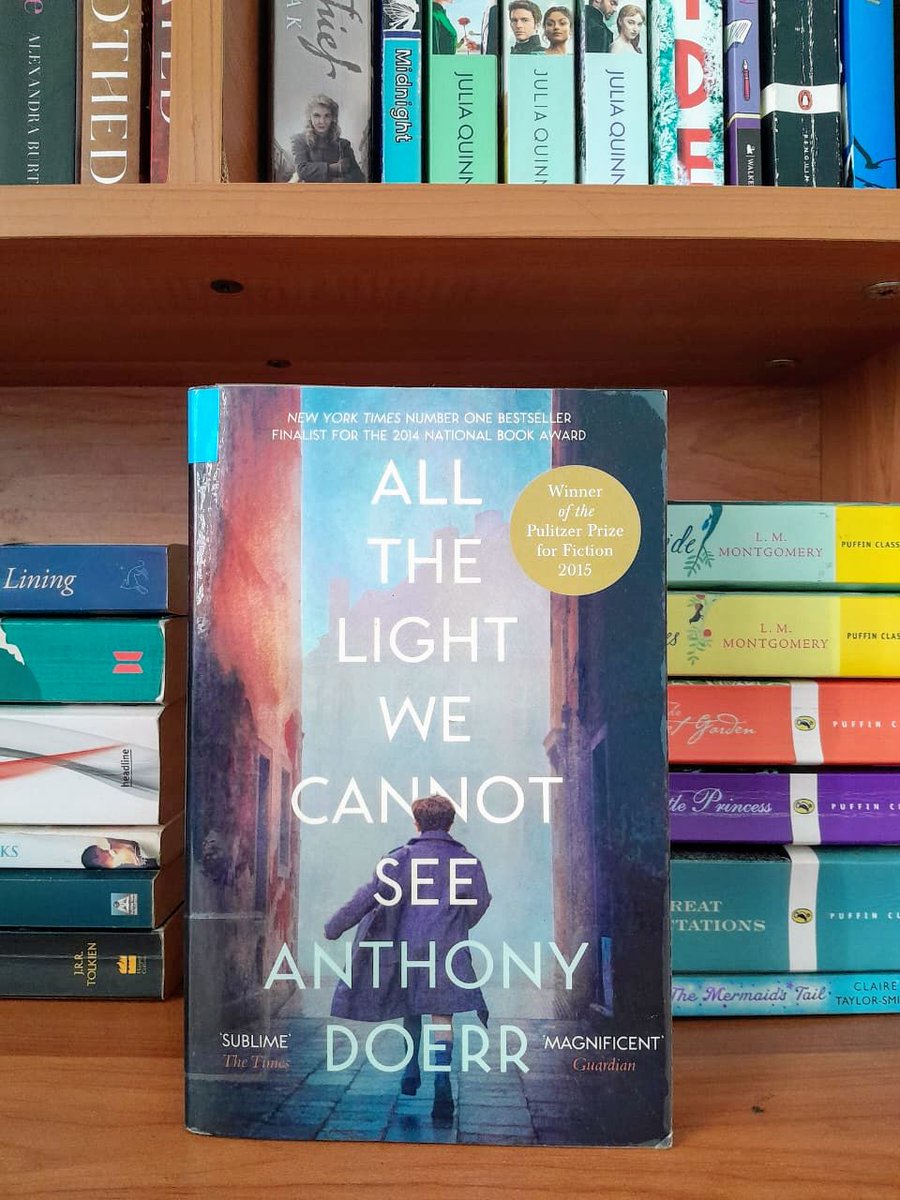 Current reads 📚💫 #BookTwitter

#Atonement by Ian McEwan
#AlltheLightWeCannotSee by Anthony Doerr