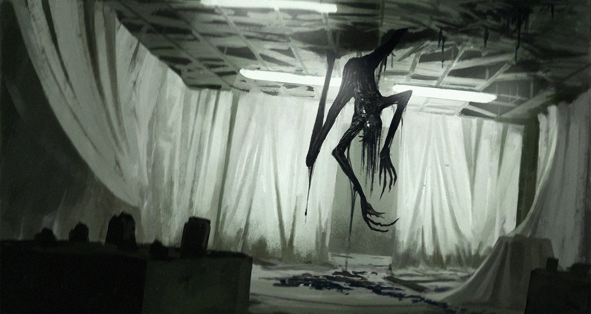 ResiEvilCentral's tweet photo. The concept art for Resident Evil 7 was equally as horrific as the game, if not more! https://t.co/B9090el2y9