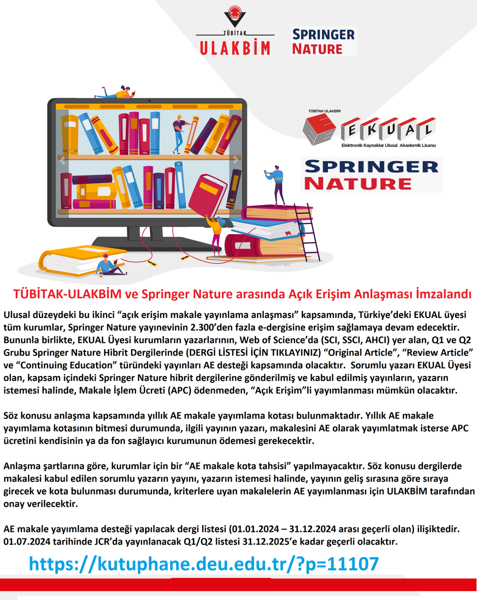 DEÜ Kütüphane | DEU Library tweet media