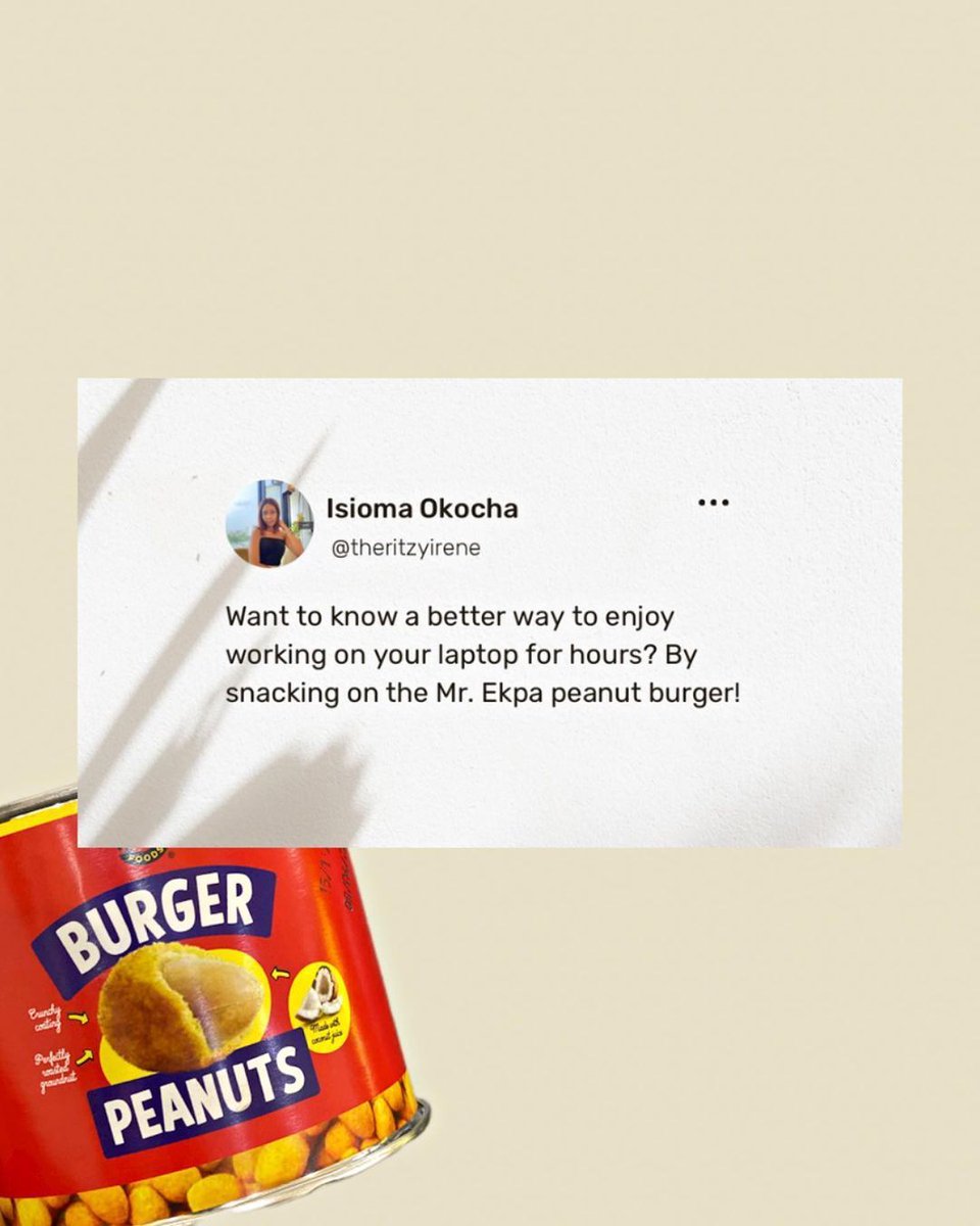 mr_ekpa's tweet photo. You can enjoy work hours with your favorite Mr Ekpa peanut by tour side.

#MrEkpa #Groundnuts #BurgerPeanut #NigeriasGroundnutKing #Peanuts #Peanut #BurgerPeanut #NigeriasGroundnutKing https://t.co/7wjW0gsE77