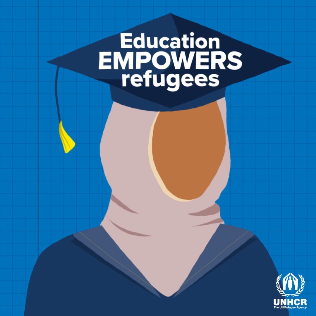 Education is a prerequisite to a brighter and safer tomorrow for young refugees around the world. #RightToLearn #EducationDay