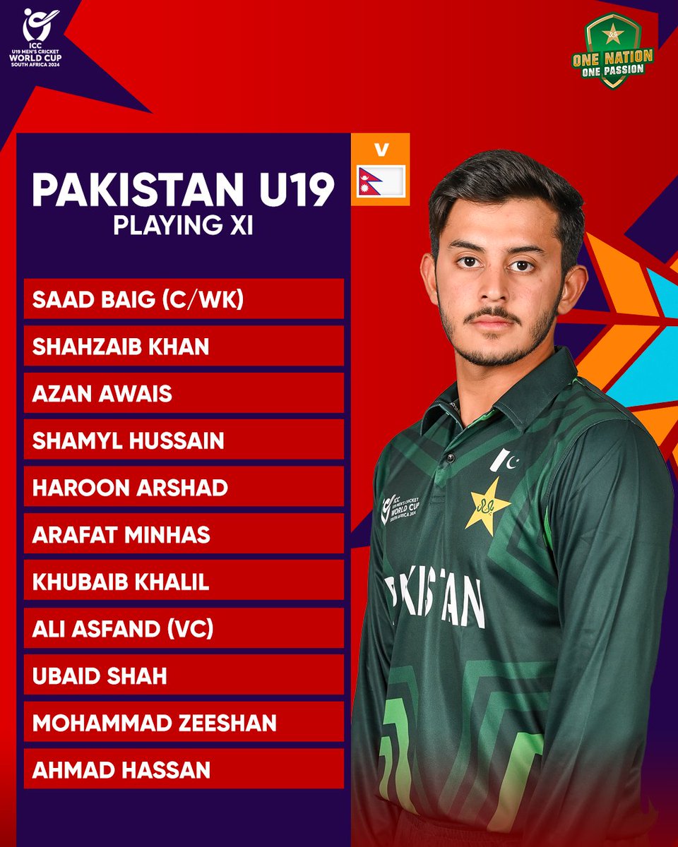 olives_ir's tweet photo. TOSS and #PLAYING_XI
NEPAL U19 won the toss and elect to bat first
@TheRealPCB
@NepalCricket https://t.co/bUzsd9n9mv