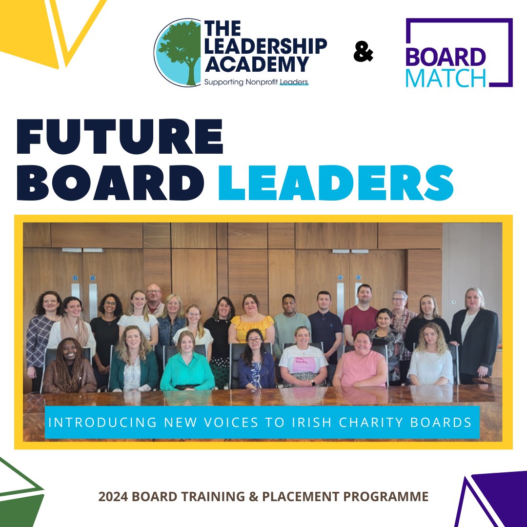 Future Board Leaders 2024 is now open! After 2023's succesful pilot programme, and in conjunction with partners @boardmatch, The Leadership Academy is delighted to announce they are now accepting expressions of interest for this year's programme. See - ow.ly/vhQE50QtxWk