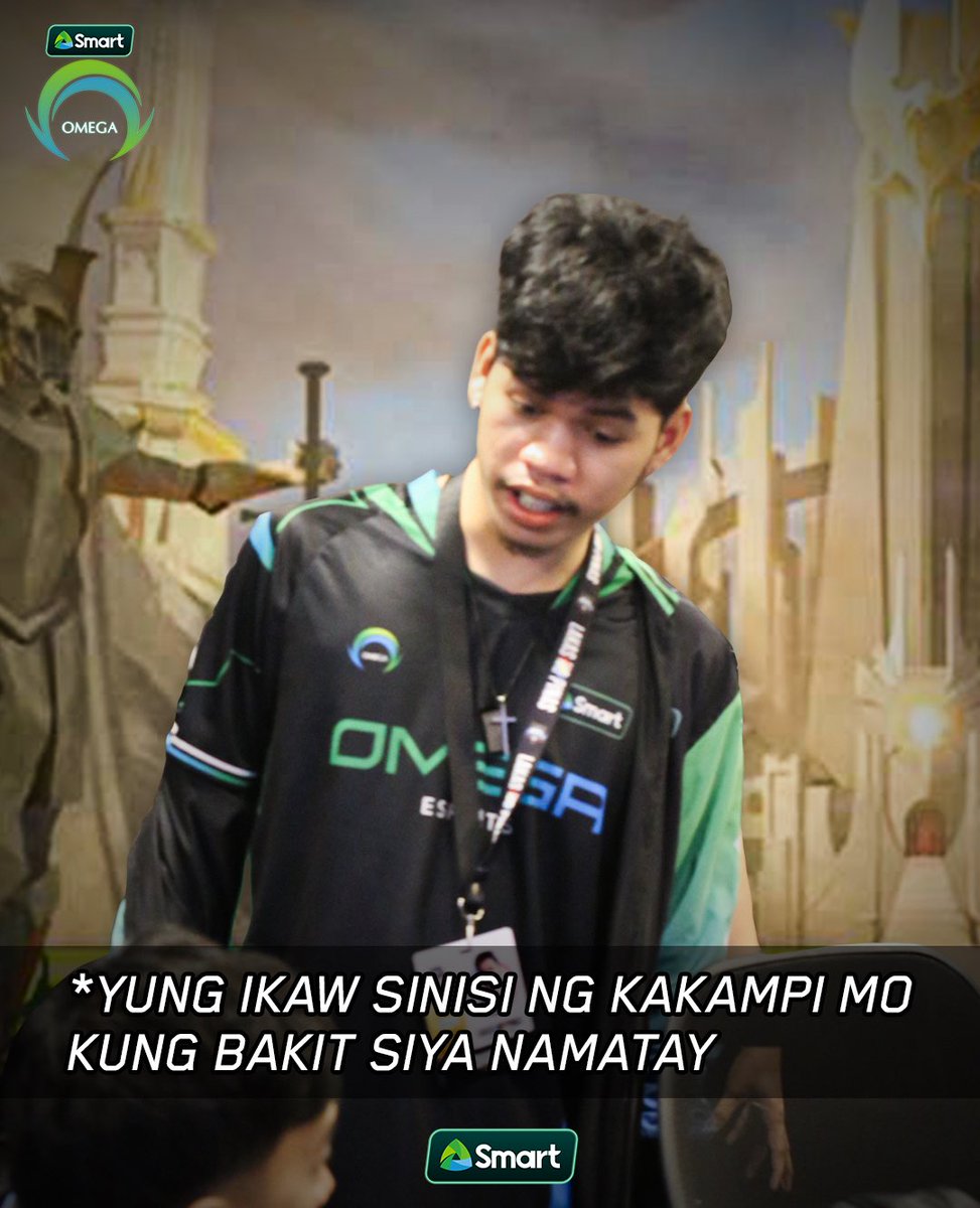 OmegaEsportsPH's tweet photo. βBakit parang kasalanan ko?!β - Ch4knu π«π€
#OneShotOmega #PowerOfSmart #LiveMoreToday #OMGMLBB #SmartOMG https://t.co/ehHC3MbeCy