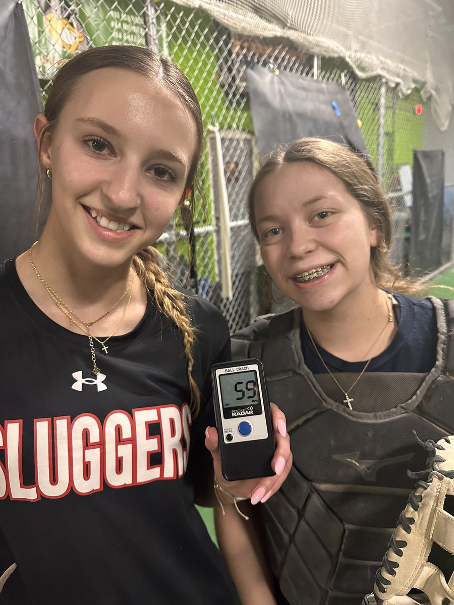 Hit a new PR tonight with <a href="/Spielman_K/">Kristie Spielman-Phillip (Spielman Pitching)</a>!!

<a href="/SluggerApple/">Illinois Sluggers Apple 16U</a> <a href="/Spielman_K/">Kristie Spielman-Phillip (Spielman Pitching)</a>