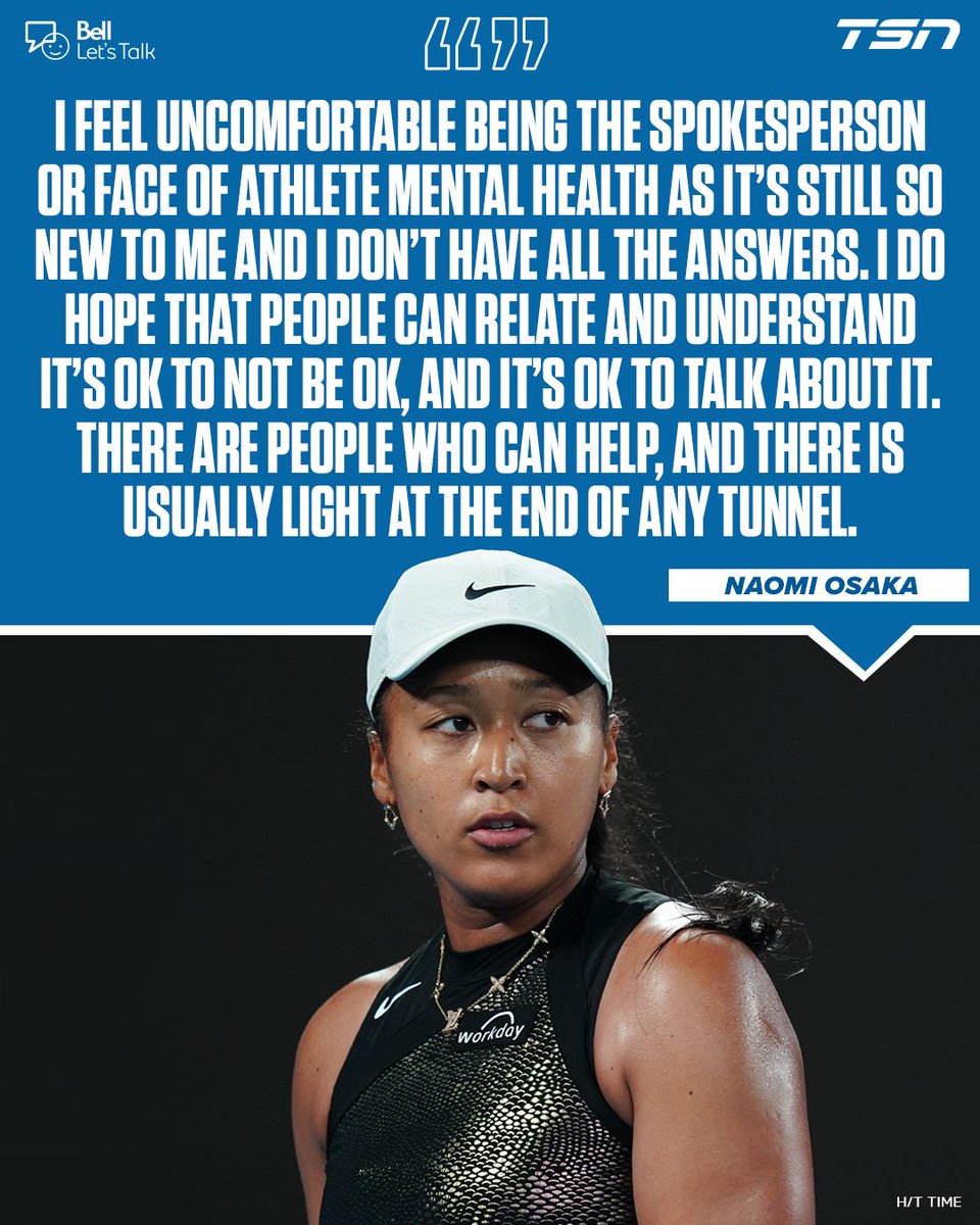 TSN_Sports's tweet photo. Bell Let’s Talk Day is Wednesday, January 24.

Together, let’s create real change in mental health in Canada – visit https://t.co/KInT5O5QIf to learn how you can take action today and every day!

#BellLetsTalk https://t.co/o2qzqMBnyP