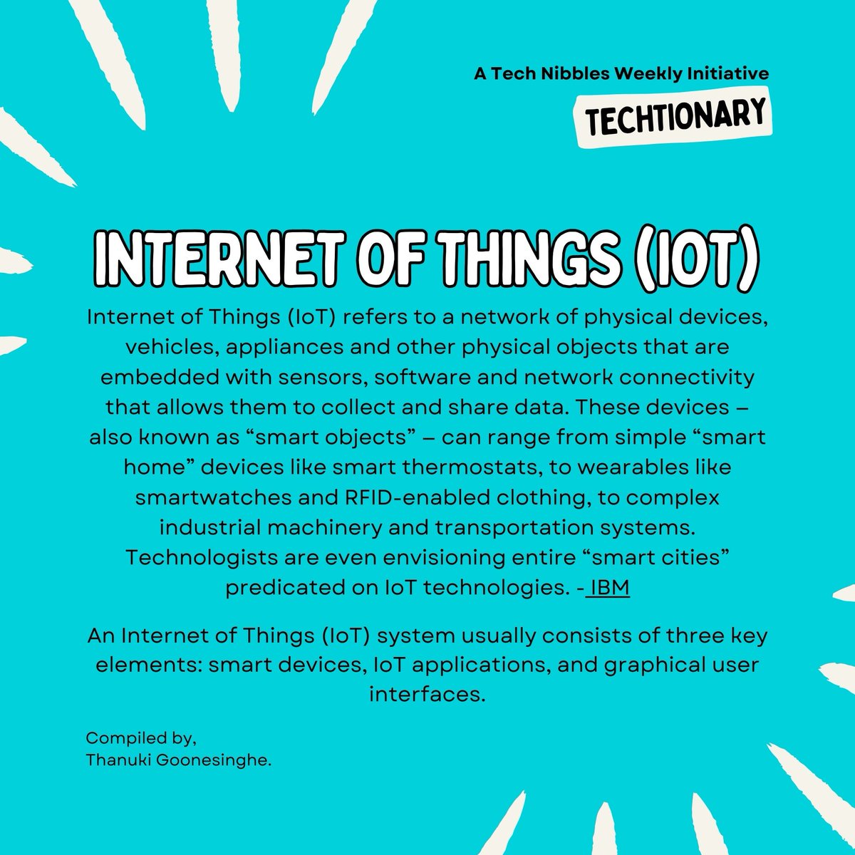 thanuki_g's tweet image. What if your toaster could talk to your fridge?🧐

Welcome to the #internetofthings✨

Level up your vocab, and stay savvy with #Techtionary!