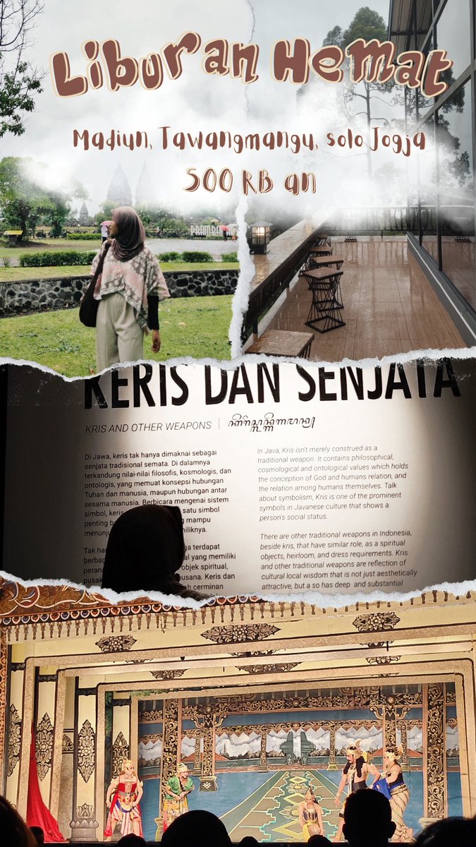 cncrrgurl's tweet photo. 6 Hari 5 malam ke mana aja sihhh?

udah lama ga bikin thread tentang liburan, kali ini aku mau share pengalaman liburan ku keliling madiun sampe jogja dengan budget 500rb an aja https://t.co/g1X5ILdsQR
