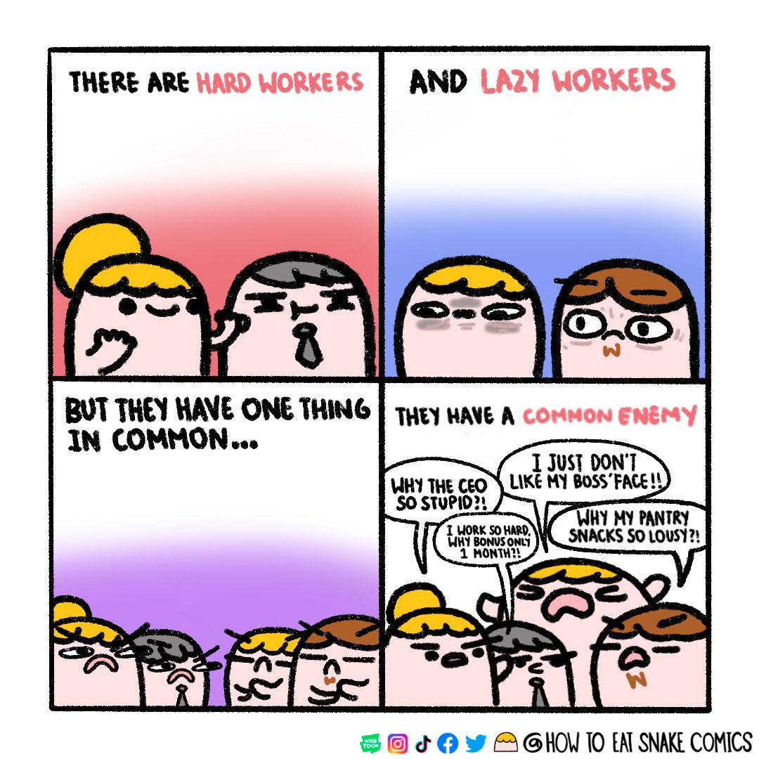 howtoeatsnake's tweet photo. No matter if you are a small fry or a middle manager. You will still complain about management

#management #complain #smallfry #middlemanagement #work https://t.co/6DtL6WhnSK
