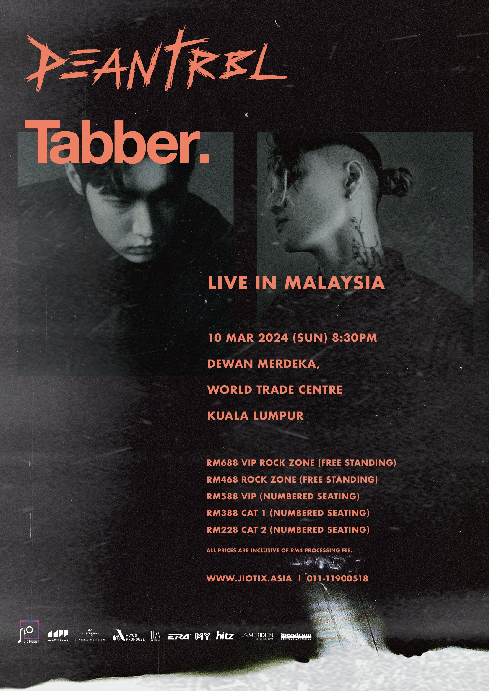 DEAN x Tabber live in Malaysia (Tickets)