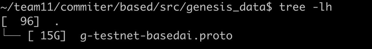 Interesting fact: The Based Ai Layer 1 genesis block is the largest genesis block ever created ~15GB A picture is worth 1500,B words