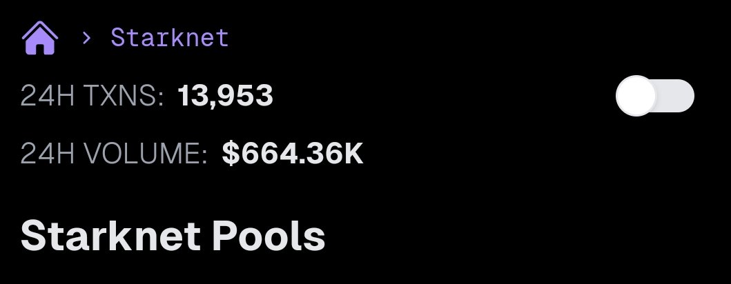 RudCrypto's tweet photo. @Starknet Dead chain after e-beggar statement https://t.co/4VwekDLRwu