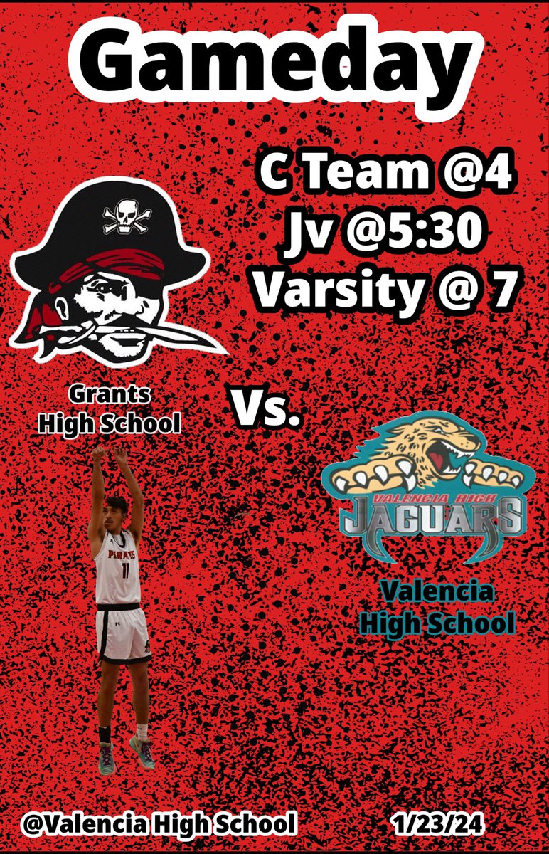 Both Boys and Girls first district play today.
Girls @ The Port 
 boys @ Valencia High

Athlete shown