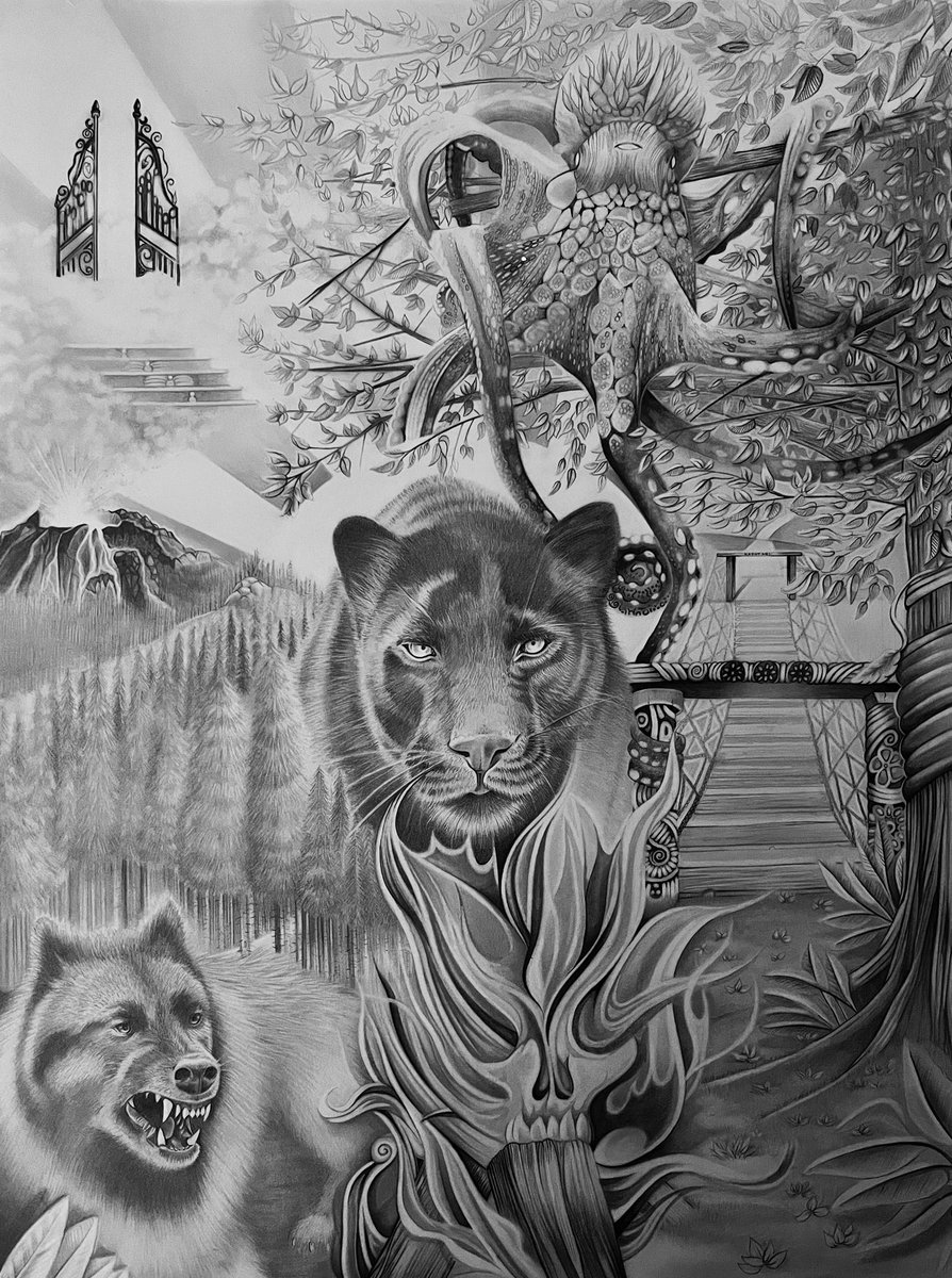 Graphiteartz's tweet image. A creative original I’ve come up with.

What comes to mind when you see this? 

#art #followme #graphiteart