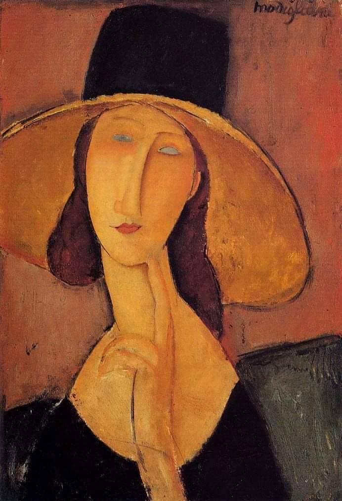 #AmedeoModigliani
#24gennaio 1920 🥀

'Quando conoscerò la tua anima
  dipingerò i tuoi occhi.' 

  Jeanne Hébuterne con cappello, 1918