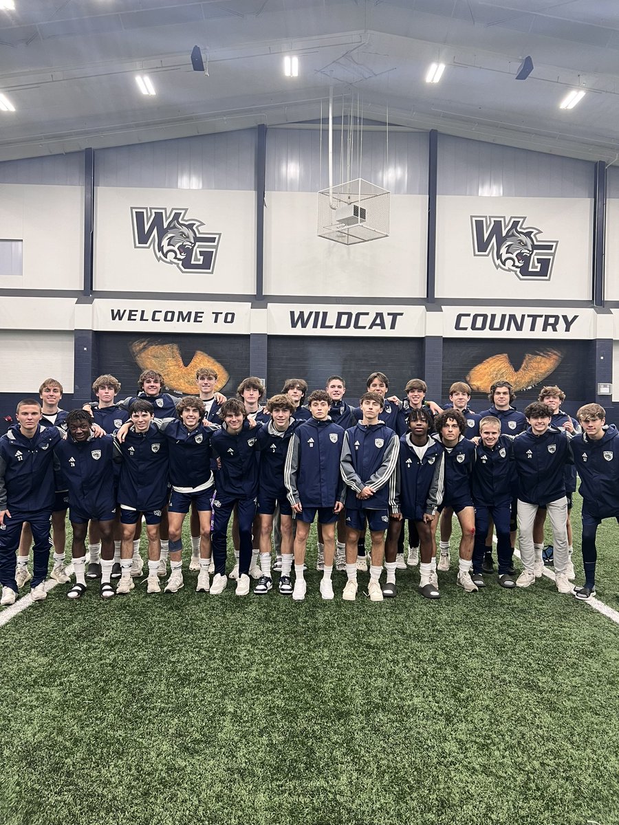 WGHS_BoysSoccer's tweet photo. 🥁🥁🥁👏👏👏Congrats tonight for 1st district game in schools history and walking away with the “W” 

#TheStandard
#NavyNation
#ProsperProud https://t.co/6NBKwyTWvK
